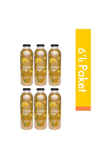 6'lı %100 Mango Suyu 700 Ml