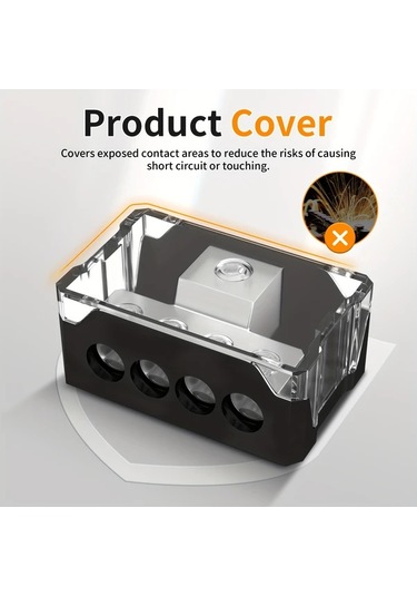 Cordial 2 Adet Ağır Hizmet 4 Yollu Araç Ses Topraklama Dağıtım Bloku 024 Giriş 4810 Çıkış Amplifikatör Güç Splitter