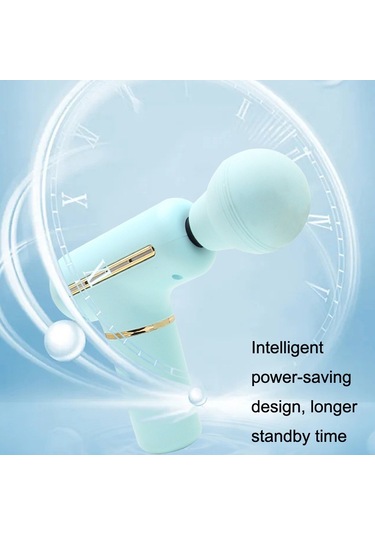 Zd8889 Mini Fasya Cihazı Kas Gevşetme Masaj Sopa El Titreşim Taşınabilir Masaj Tabancası Mavi Çok Renkli