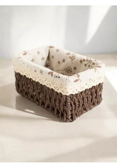 Logovo Bobrov Örgü Saklama Sepeti 144479256 Kahverengi