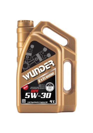 Wunder Extreme 5W-30 Df Tam Sentetik Motor Yağı 4 L