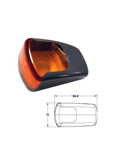 Uzun Tip Yan İşaret Lambası Ampül Soketli