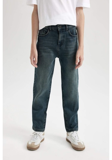 DeFacto Erkek Çocuk Straight Fit Düz Paça Cepli Jean Pantolon C7237A824CWNM36