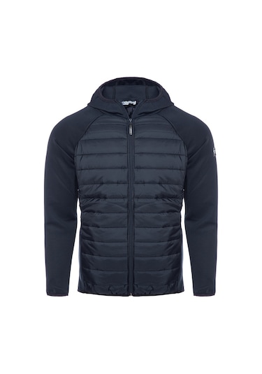 Ghassy Co.  Rüzgara Dayanıklı Kapüşonlu Hafif Şişme Erkek Spor Ceket