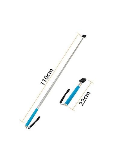 Sanger Sg-01 Selfie Çubuğu Monopod Mavi