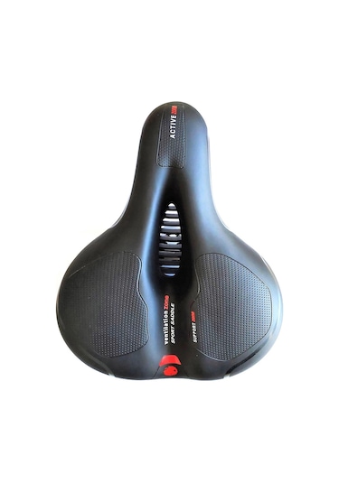 Reflektörlü Bisiklet Selesi Yumuşak Ortası Delikli Bisiklet Oturak