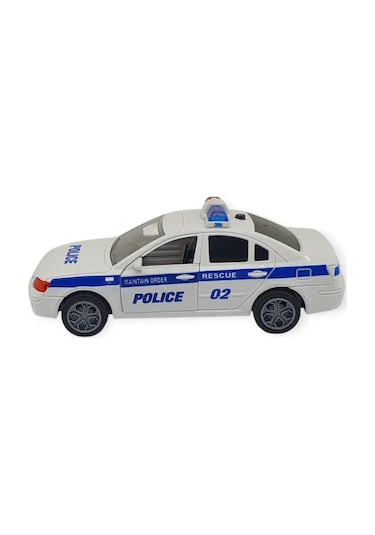 Sesli Işıklı Çek Bırak Polis Arabası - Yy2020-17p Çok Renkli