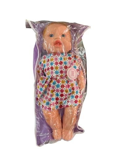 Asya Oyuncak Sesli Asya Bebek 35cm Elf23102-turuncu Saçlı Bebek