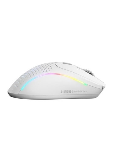Glorious Model D2 26000 Dpı 66 G Kablosuz Rgb Ergonomik Gaming Mouse Mat Beyaz Glo-ms-dwv2-mw Diğer