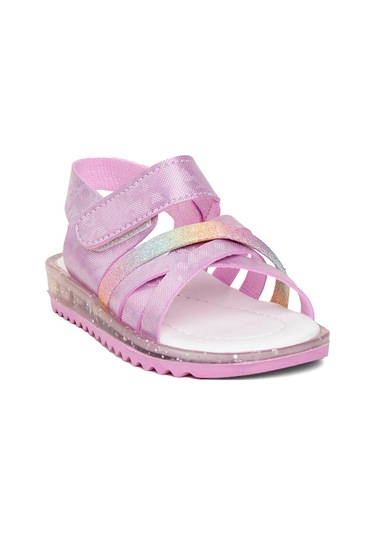 Minican Şa B K Mnc Bebe Kız Çocuk Düz Sandalet Pembe Pembe