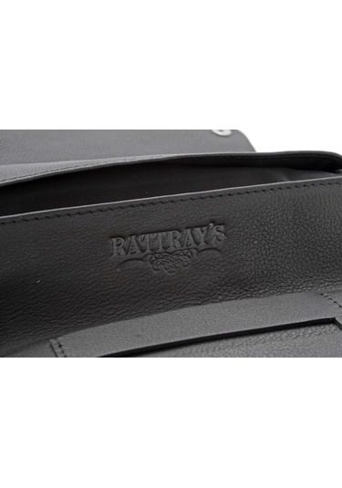 Rattray's Black Knight Roll Your Own 1 Siyah Deri Pipo Tütün Kesesi 127250