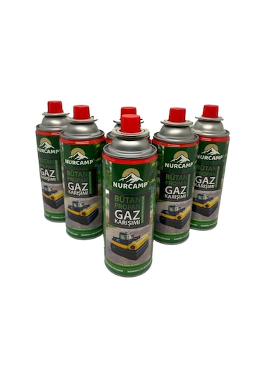 227 G Gaz Kartuşu Bütangaz Tüp 24 Adet 1 Koli Çok Renkli