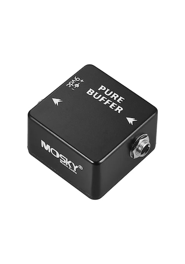 Yunboo Gitar Ses Kalitesi Artırıcı: Kablolu Ses Kaybını Önleyen, Taşınabilir Tüm Metal Efekt Pedalı 1/4" Jack, 9v Dc