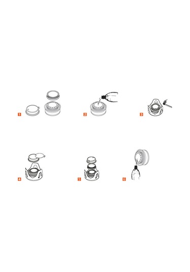 Gri Bakır Alaşım Taşınabilir Mini Ultra Hafif Ruh Burner Gri Gri