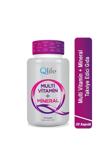 Multivitamin Ve Mineral - 13 Vitamin 7 Mineral 30 Kapsül
