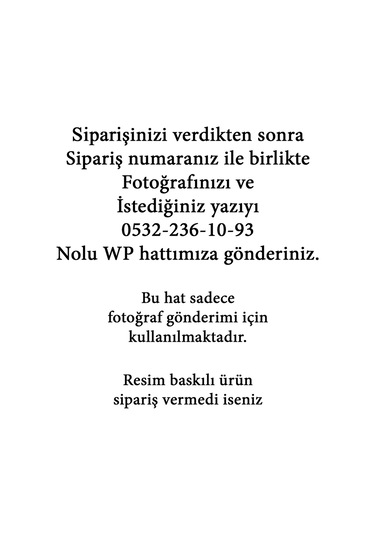 Kişiye Özel Resim Baskılı 2 Satır İsim Yazılı Çelik Bileklik Sevgiliye Hediye Scb14g Beyaz