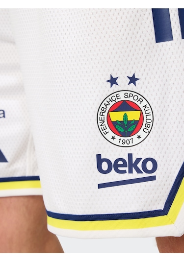 Fenerbahçe Basket Erkek Beyaz Maç Şortu 25/26 Beyaz