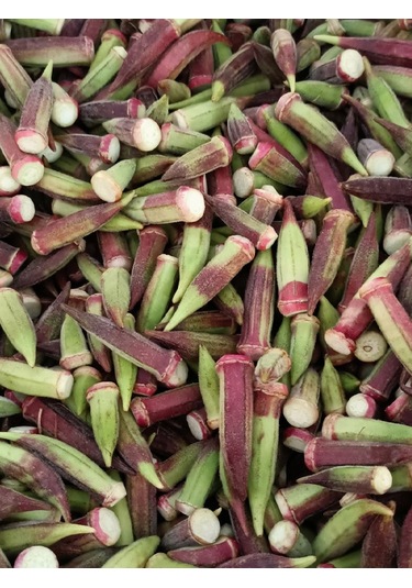 +100 Adet Kınalı Bamya Tohumu