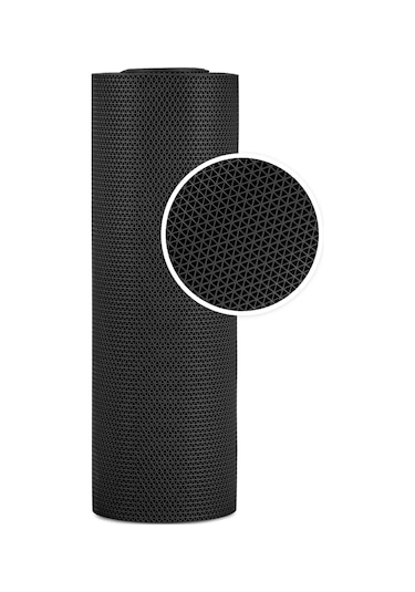 Kaydırmaz Siyah Yıldız Yolluk Paspas En:120cm