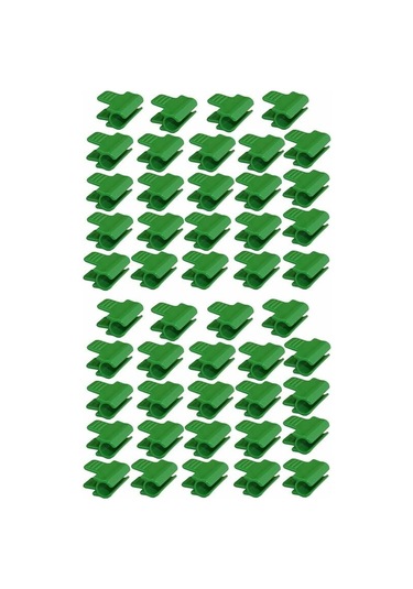 48 Adet Bahçe Hortumu Kelepçesi, Bahçe Kulübesi Film Aksesuarları, 16 Mm Dış Çap, Bitki Desteği, Sera Plastik Kelepçeleri, Yeşil Diğer