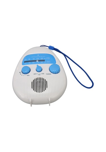 Xindoker Banyo Radyosu Su Geçirmez Abs Malzeme Fm/am Alıcısı Yerleşik Hoparlörle Kolay Kontrol Pil Dahil Değil Diğer