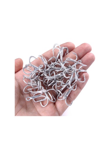 Hengjıa Fh061 10 Adet Üç Çeneli Tiz Kan Oluk Kancaları, Özellikler: 4 Çok Renkli