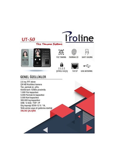 Yüz Tanıma Parmak İzi Şifre Personel Geçiş Sistemi Program Dahil