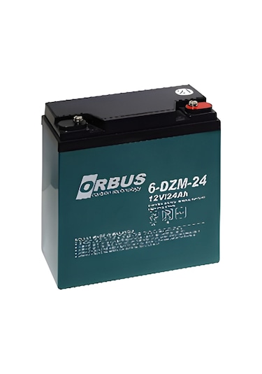 Orbus 12v 24 Ah Dik Elektirkli Bisiklet Aküsü