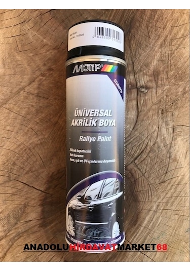 Motip Mat Siyah Sprey Tampon Boyası Sprey Oto Boyası 500 ML Germa
