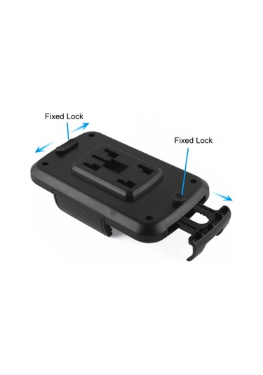 Sones Vantuzlu Evrensel Dönebilen Ayar Araç Ön Camı Cep Telefonu Tutucusu Siyah