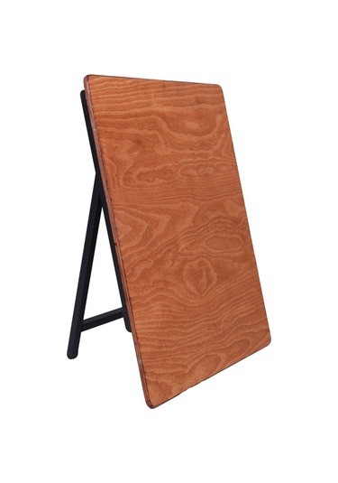 Alin Metal Ahşap Katlanır Kamp Ve Piknik Masası Kahve Ve Gri Kahve Ve Grı Kahverengi - Gri