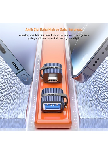 Buff Bc02 Type-c To Usb 3.0 Otg Dönüştürücü Çevirici Adaptör