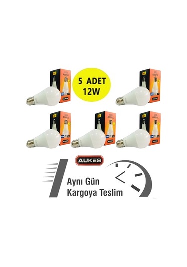 Aukes 12W Led Ampul 5 Adet