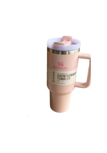 Lemestar 2. Nesil 40oz Paslanmaz Çelik Araç Termosu, 1.18l Büyük Kapasiteli Spor Matarası, Pembe Renk Pembe