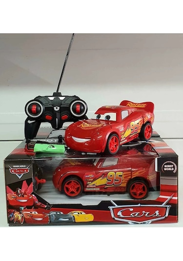 Özya Oyuncak Şimşek Mcqueen Uzaktan Kumandalı Robota Dönüşen Araba Şarjlı Kırmızı
