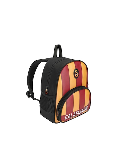 Galatasaray Çubuklu Suni Deri Anaokul Çantası siyah