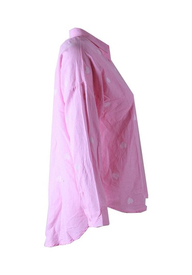 Trender Pembe Kadın Gömlek 71562 Pembe