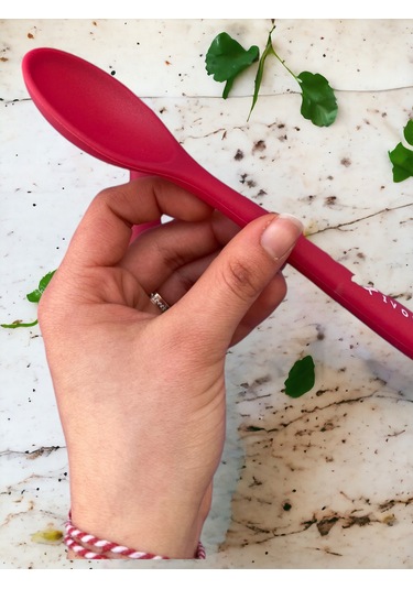 Sert Uçlu Isıya Dayanıklı Silikon Kepçe Kaşık Seti 4prç 28/22/20c