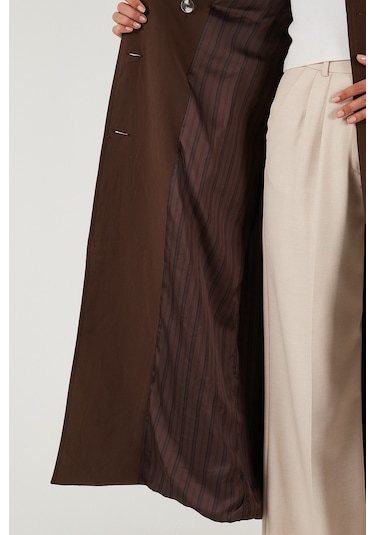 Lela Bayan Trençkot 6839637 Kahve Kahve