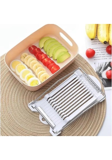 Öğle Yemeği Et Dilimleyici Çok Fonksiyonlu Paslanmaz Çelik Jambon Meyve Sebze Yumurta Peynir Dilimleyiciler Ev Mutfak Kesme Aletleri Yeşil