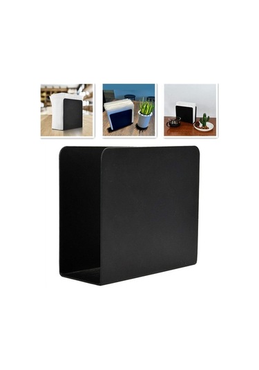 Trendooze Homyl Siyah Dekoratif Mutfak Peçetelik, Doku Tutucu Siyah