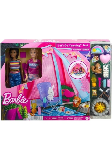 Barbie Malibu ve Brooklyn Kampta Oyun Seti HGC18