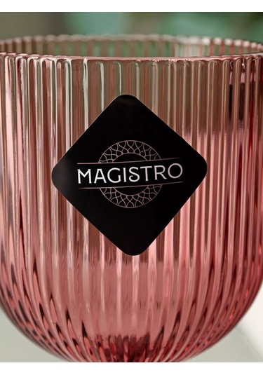 Magistro 250 Ml "grani" Şarap Bardağı, 8x14,5 Cm, Cam 181912626 Pembe