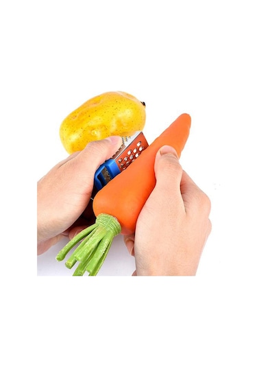 Mor Soyucu Paslanmaz Sebze Rendesi Kenarları Julienne Çelik Mutfak