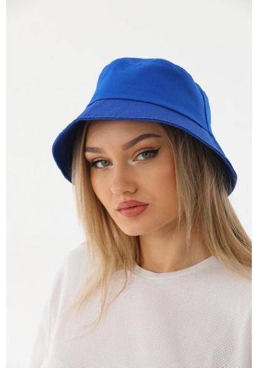 Kadın Balıkçı Saks Kova Bucket Şapka Saks