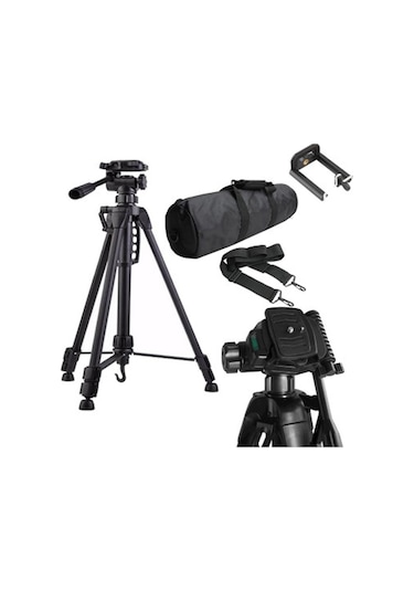 Fototek 157Cm Wt-3540 Pro Plus Tripod 5Kg Kapasite Telefon Tutuc