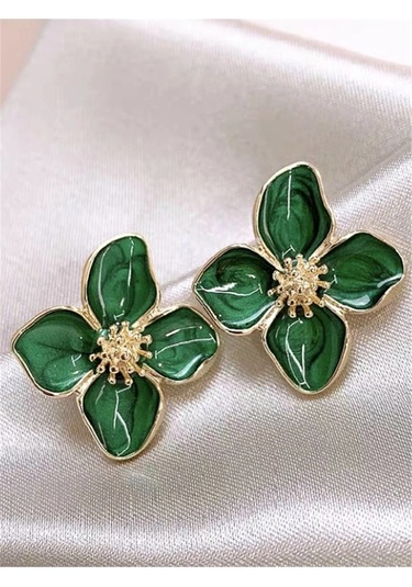 Flybuy Ebegümeci Bırakılan Sır Kız Fransız Küpe Kadınlar İçin 1.50 Cm-gümüş, Moda Stil, Huanzhi Marka Gümüş