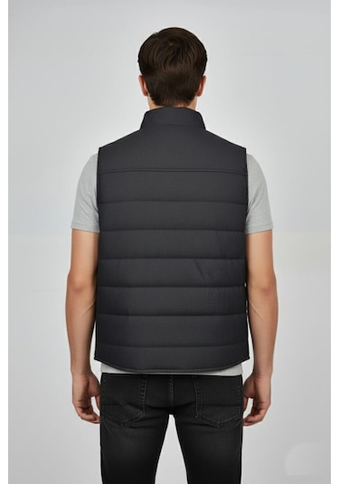 Erkek Spor Hakim Yaka Yelek Regular Kalıp 959-309 Bgl-st04875 Antrasit