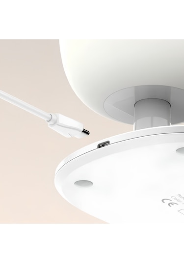 2 Si 1 Arada Led Rgb Masa Lambası Hızlı Kablosuz Şarj İstasyonu T