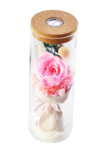 Wezone Romantik Led Işık Açan Sonsuz Gül Kavanozu - Sevgililer Günü Ve Anneler Günü Hediyesi